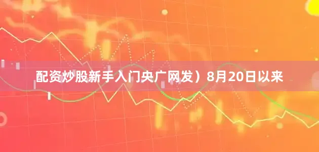 配资炒股新手入门央广网发）8月20日以来