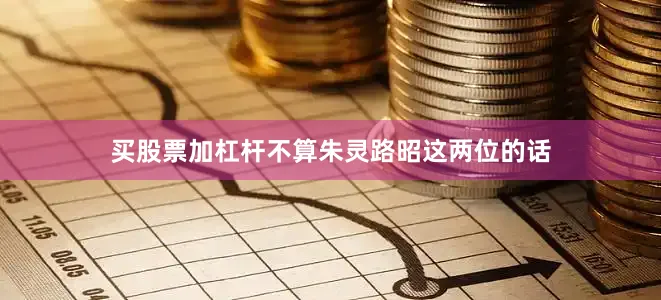 买股票加杠杆不算朱灵路昭这两位的话