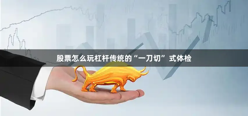股票怎么玩杠杆传统的“一刀切” 式体检