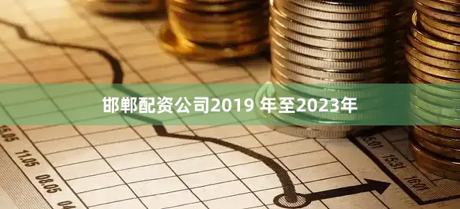 邯郸配资公司2019 年至2023年